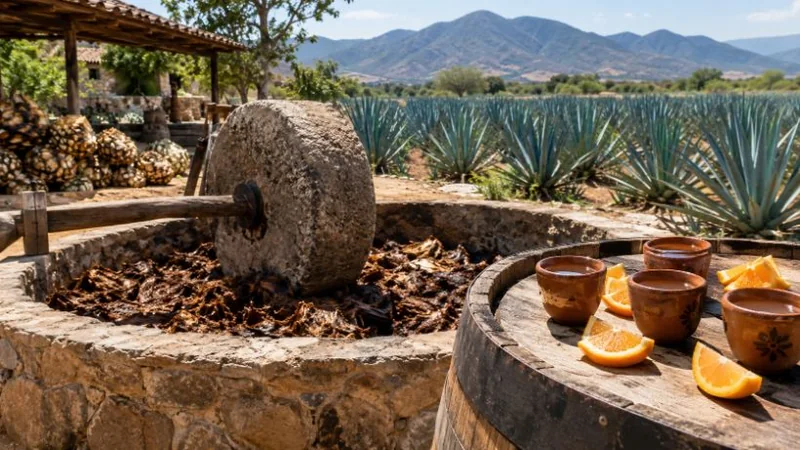 Nachhaltige Mezcal-Tour in einer Familienbrennerei