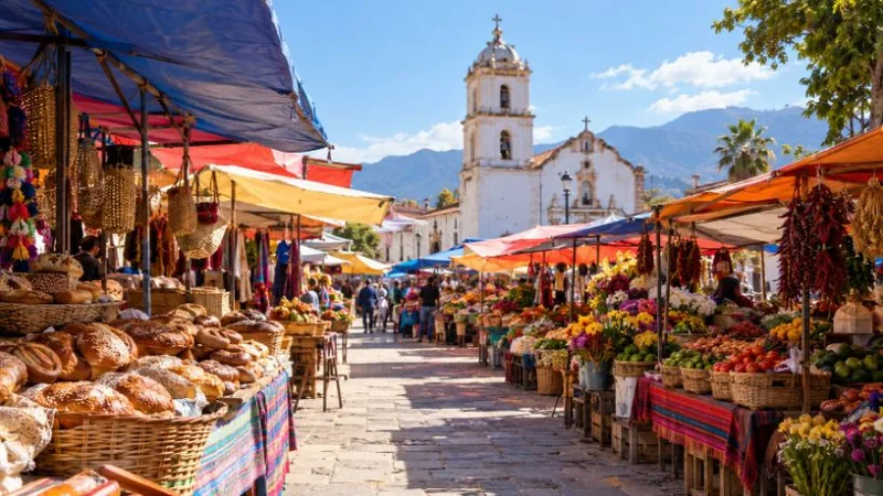 Sonntagsmarkt in Tlacolula & Mezcal
